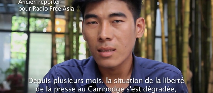 RSF Cambodge reporter cambodgien qui temoigne