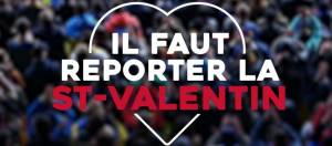 Affiche pizza hut pour la saint valentin