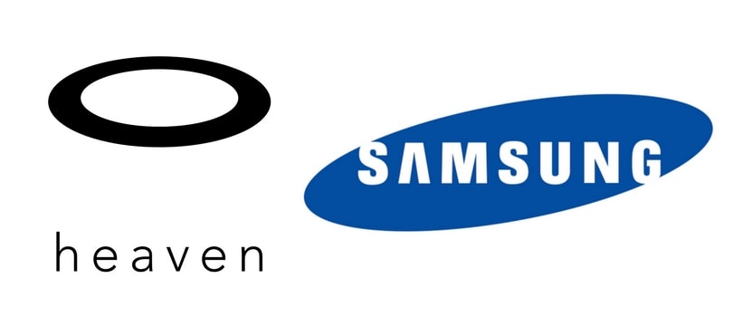 logos de samsung et heaven