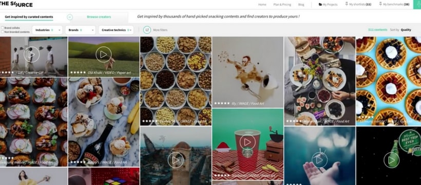 screenshot homepage the source
