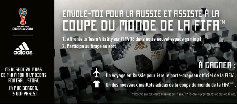 adidas jeu-concours adidas pour la coupe du monde de football
