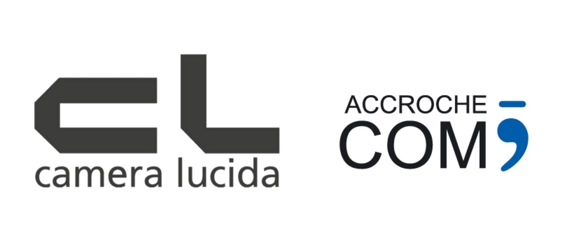 logo Camera Lucida et Accroche-com'