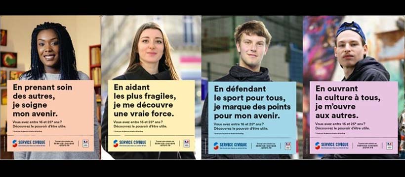 affiche service civique