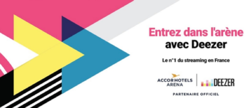 deezer deezer et accorhotels arena