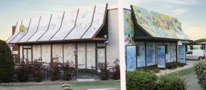 le restaurant macdonals à colorier