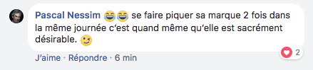 Un commentaire de Pascal Nessim sur Facebook