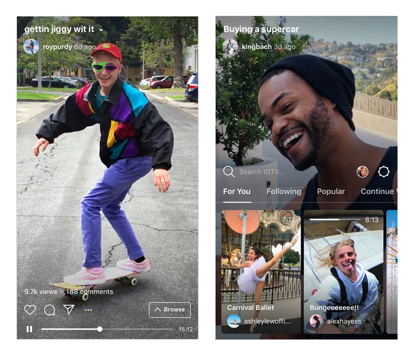 screen igtv