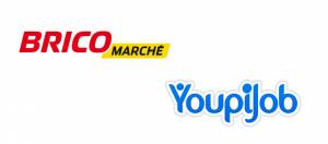 logos youpijob et bricomarché