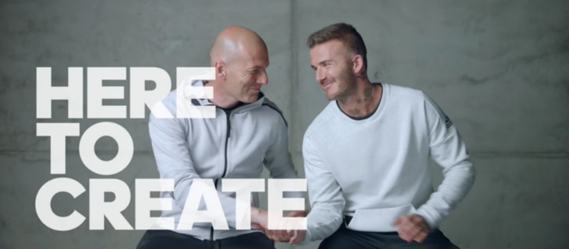 adidas zinedine zidane et david beckham