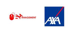 logos axa et esport management
