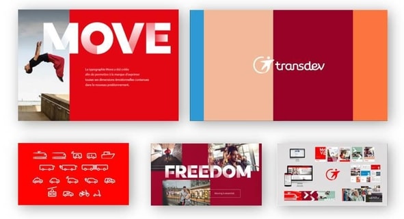 nouvelle typographie de Transdev