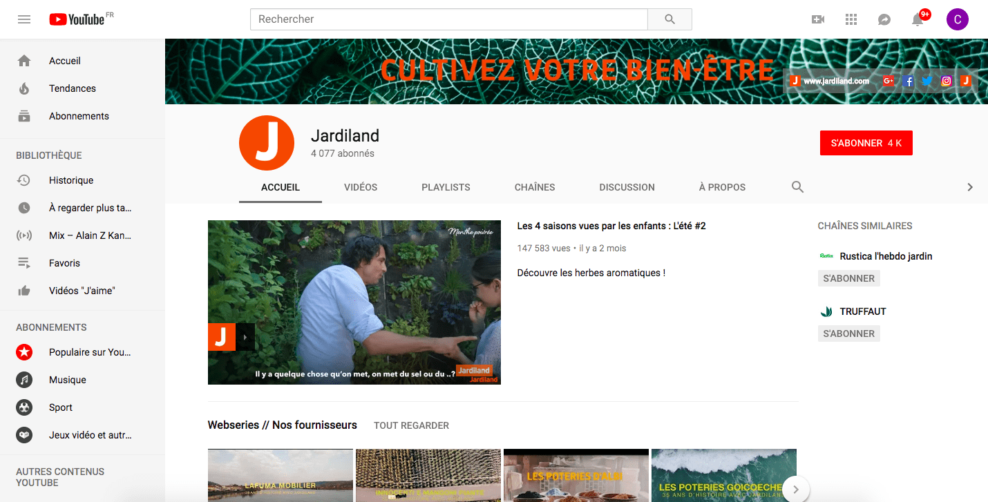 youtube jardiland