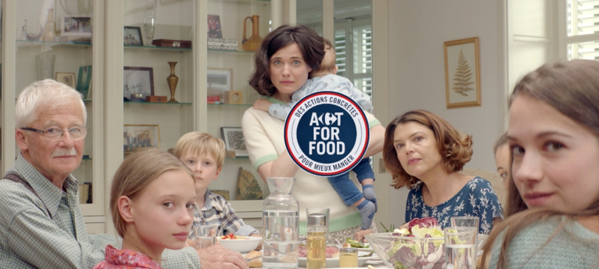 Carrefour lance une campagne pour son programme Act for Food pub carrefour