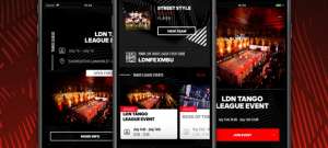 des captures d'écran de la nouvelle application adidas Tango