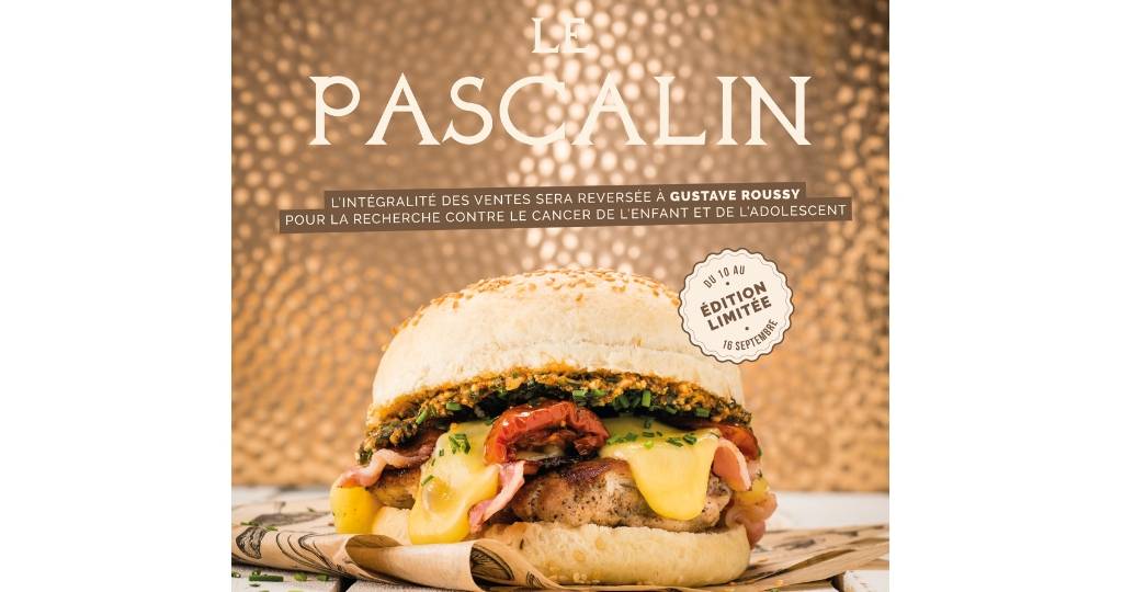Le Pascalin, un burger de Big Fernand dont les profits vont à la recherche contre le cancer