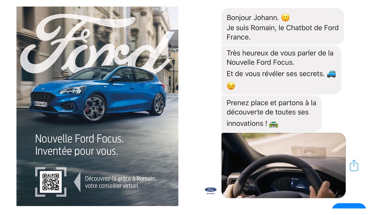 Romain le chatbot Ford