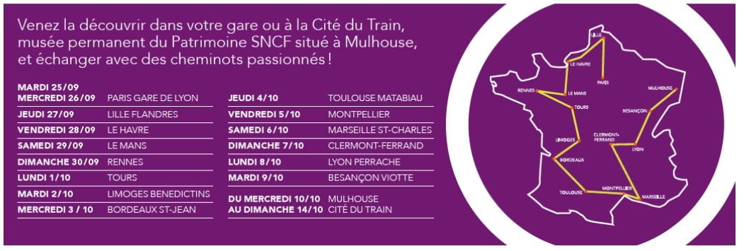 Le programme du train-expo