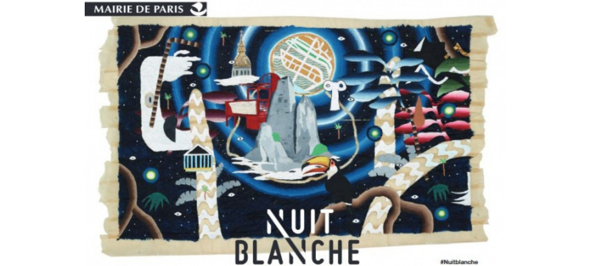 Leboncoin présente un défile pour la Nuit Blanche Affiche Nuit Blanche