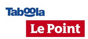 Le poin et Taboola logos