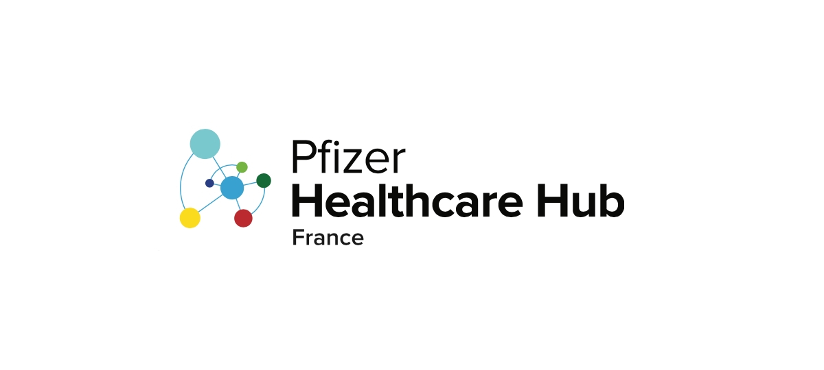 Pfizer lance un appel à start-up Logo du Pfizer Healthcare Hub