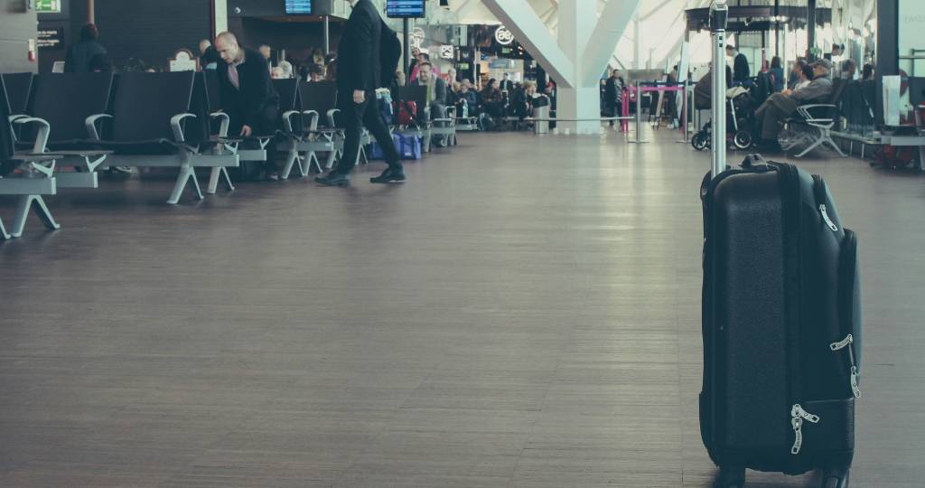 Bagage dans un aéroport