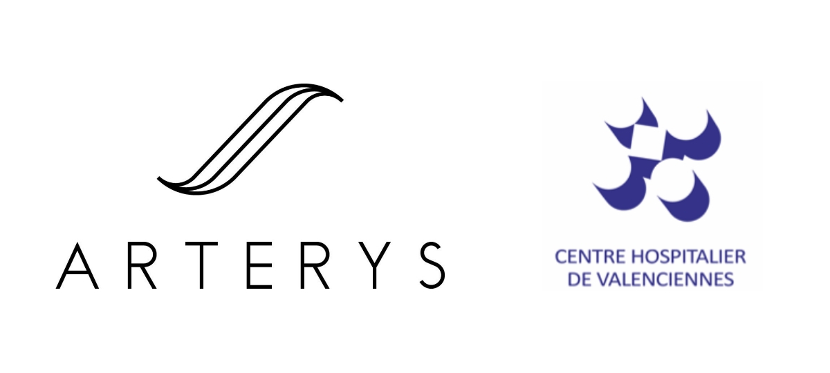 Arterys noue un partenariat avec l'hôpital de Valencinnes Logos Arterys CHV