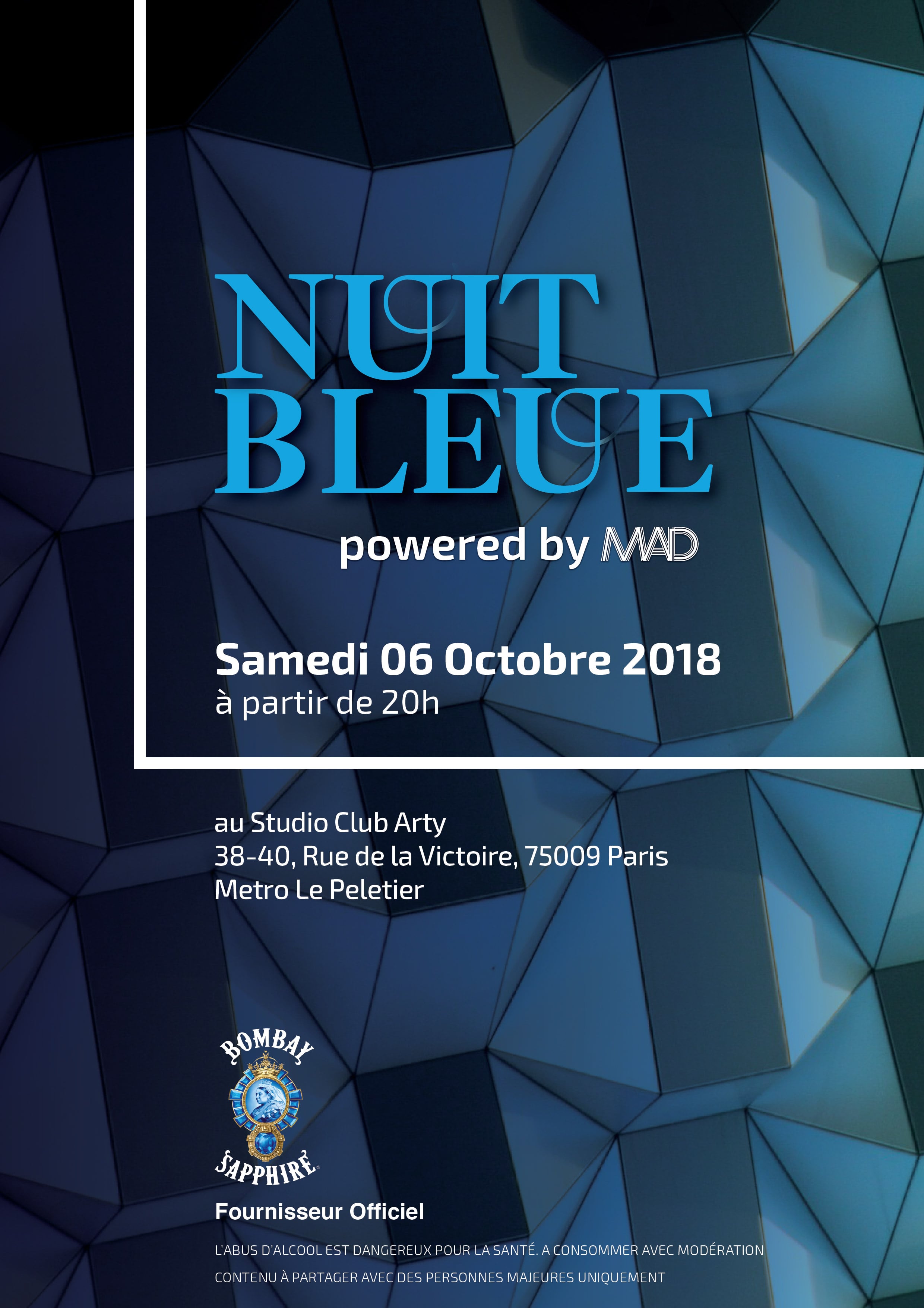 Bombay Sapphire Nuit Bleue