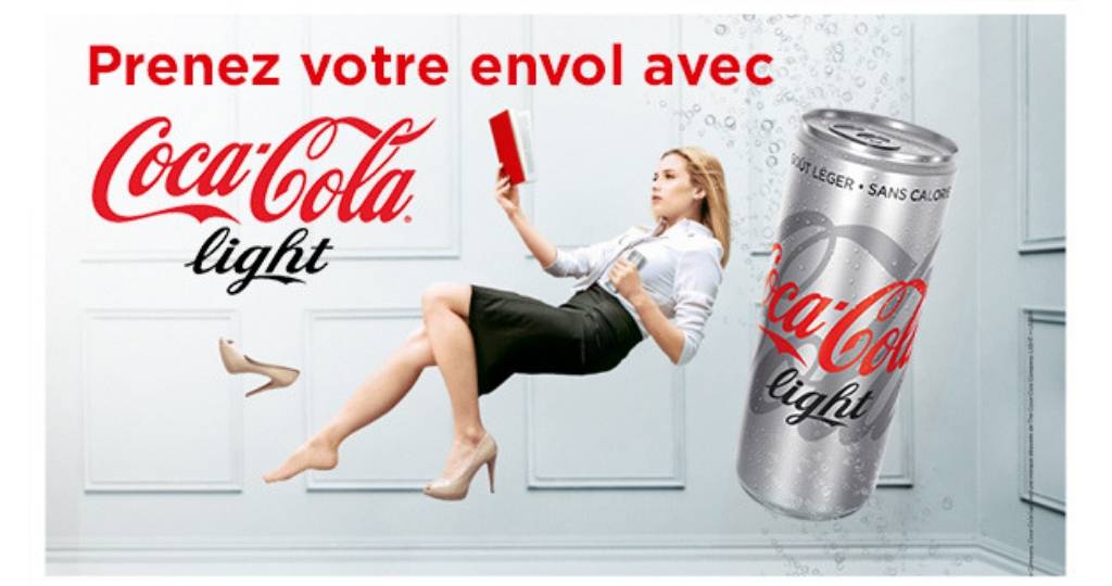 Publicité Coca Cola Light