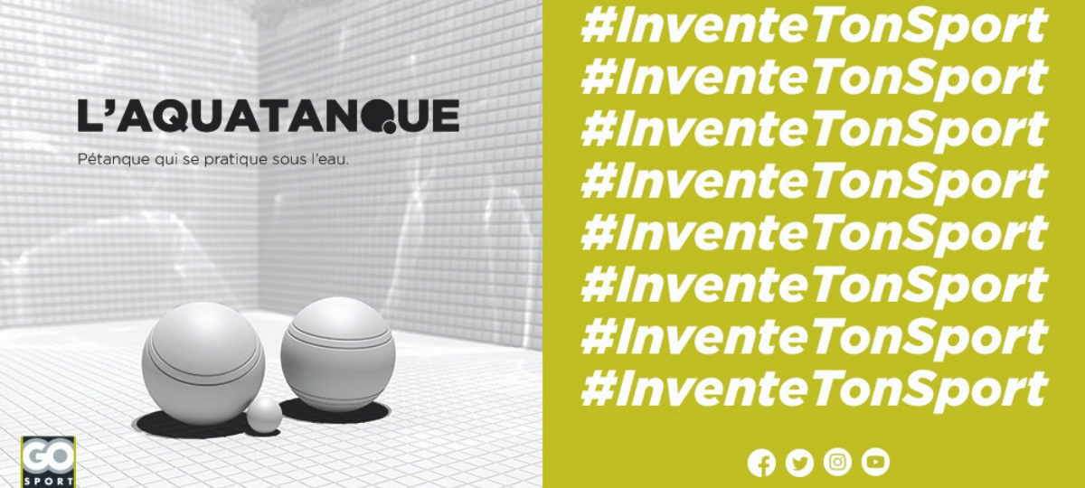 Inventez le sport de demain Affiche Go Sport