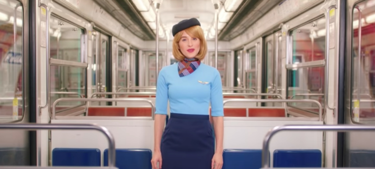 Campagne de sensibilisation RATP Hotesse de métro