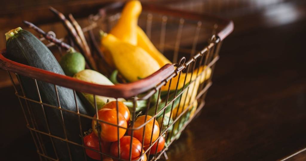 Panier de fruits et légumes