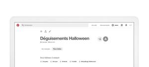 Screenshot Pinterest