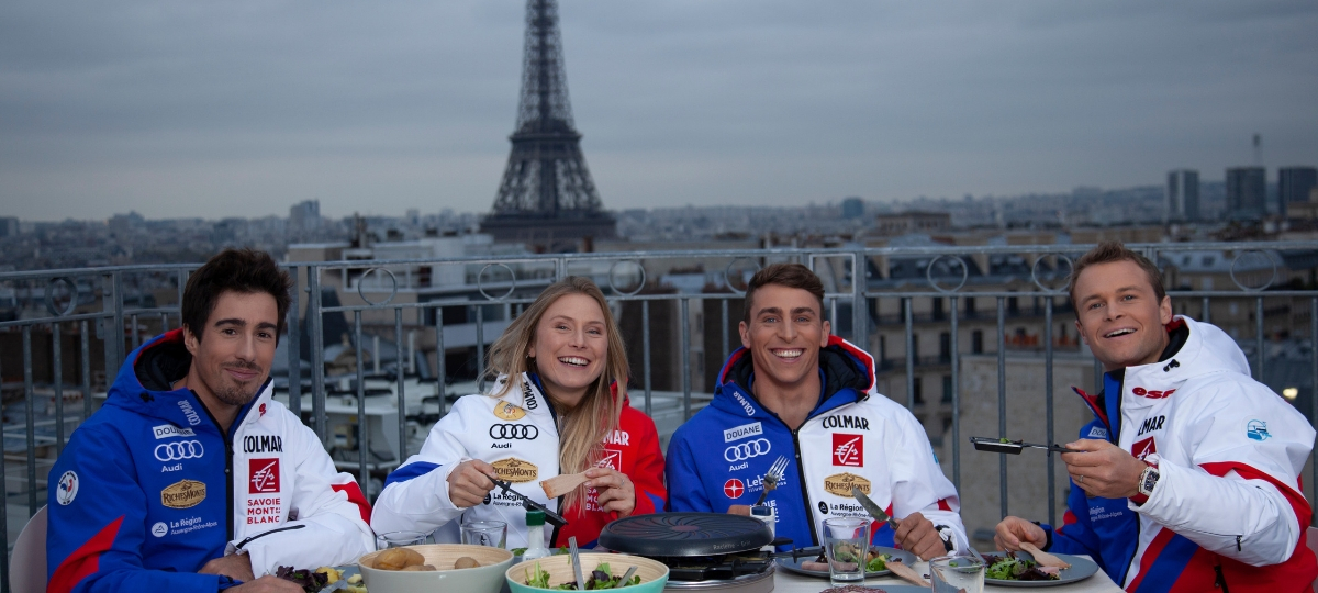 La nouvelle pub des raclettes RichesMonts L'équipe française de ski