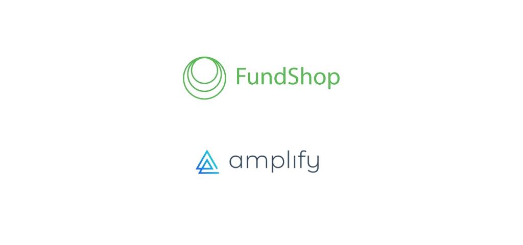 Logos d'Amplify et Fundshop