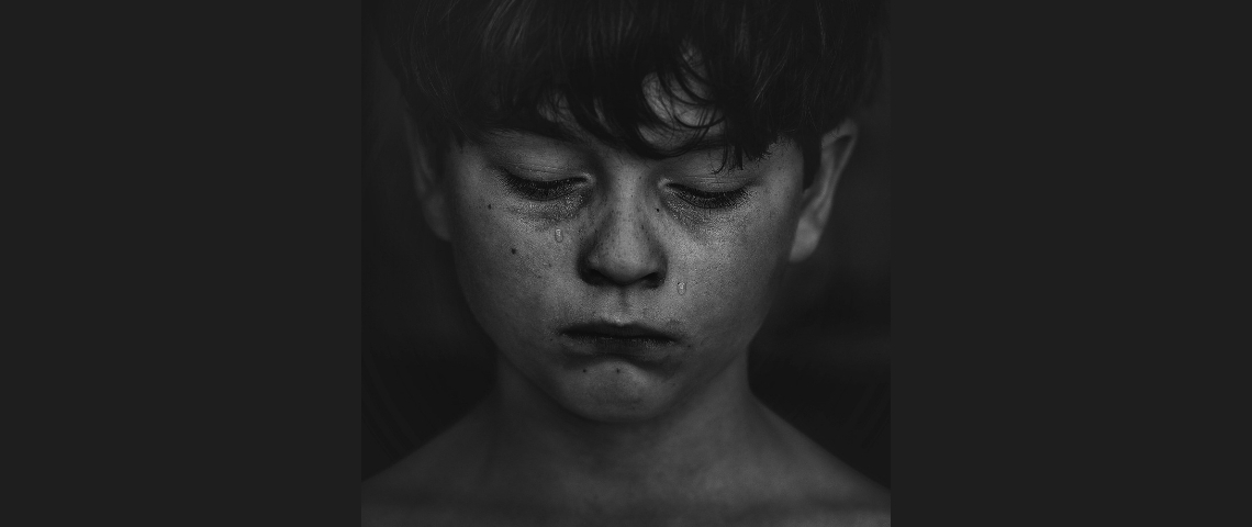 La campagne Enfance en Danger Un enfant qui pleure