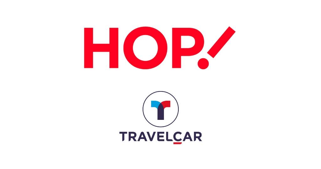 Logos HOP! et TravelCar
