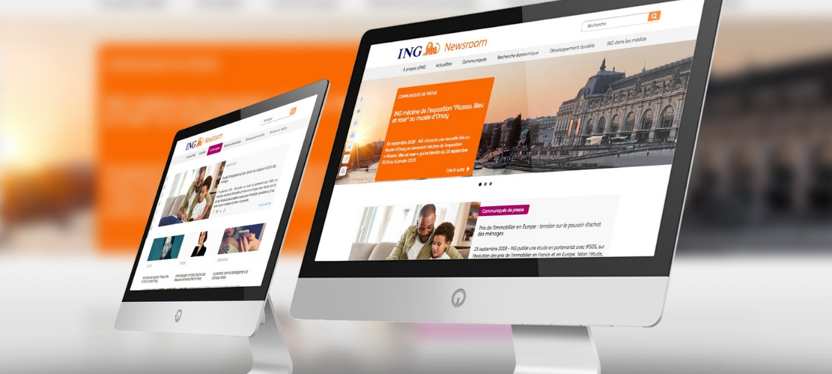 ING Bank France digitalise ses relations presse Desktop