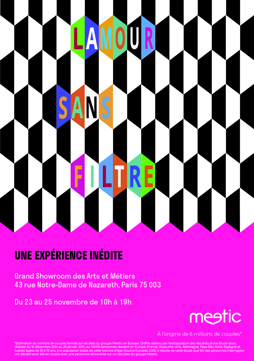 Affiche expo meetic