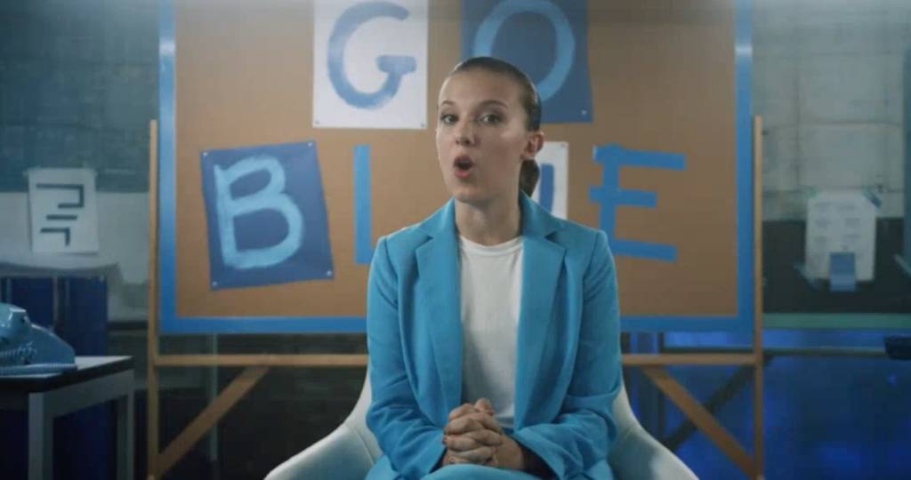 Millie Bobby Brown dans la publicité Unicef