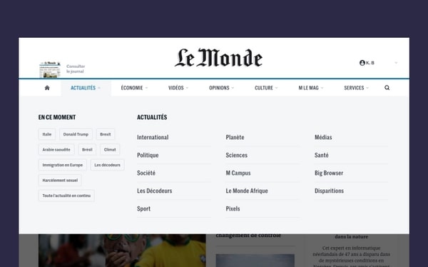 le nouveau site du monde