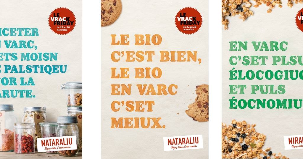 Naturalia détourne le Black Friday Affiches Naturalia