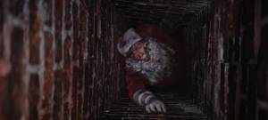 Père Noël dans la cheminée