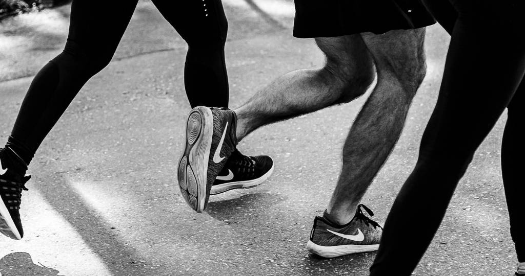 Des gens qui font du running