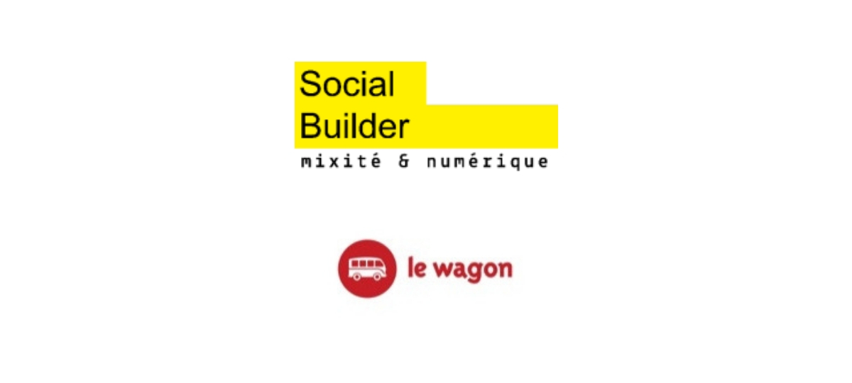 Social Builder et le Wagon créent la Women Coding Academy Logo Social Builder et Le Wagon