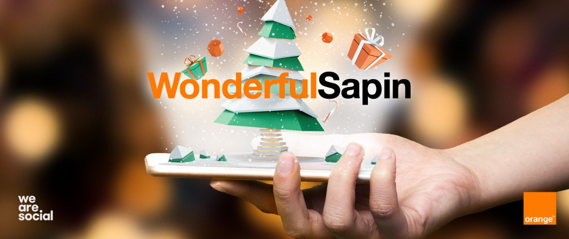 Le Wonderful Noël d'Orange par We Are Social WonderfulSapin Orange