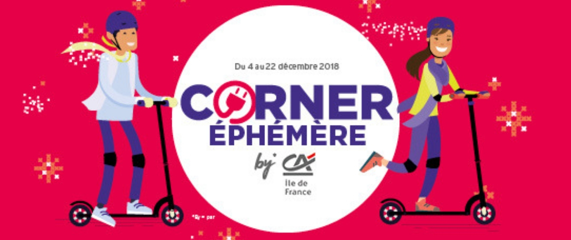 Le Crédit Agricole lance son corner trottinette Le Corner Trottinette du crédit Agricole