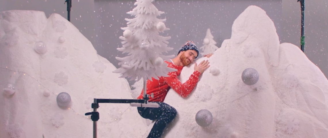 Le Noël en douceur de Celio Publicité Celio