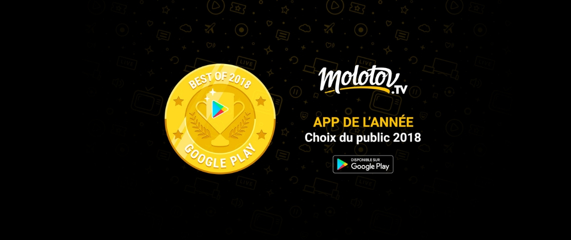Molotov élue meilleure application sur Android Bandeau Molotov
