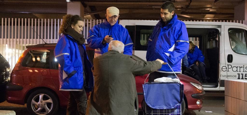 Des bénévoles du Samu Social en mission