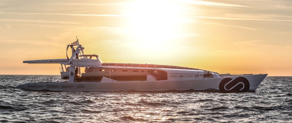 Spoke accompagne Energy Observer sur sa stratégie digitale Le bateau Energy Observer